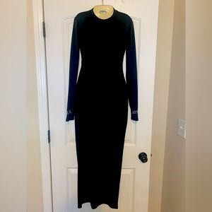 Long Sleeve Backless Dress